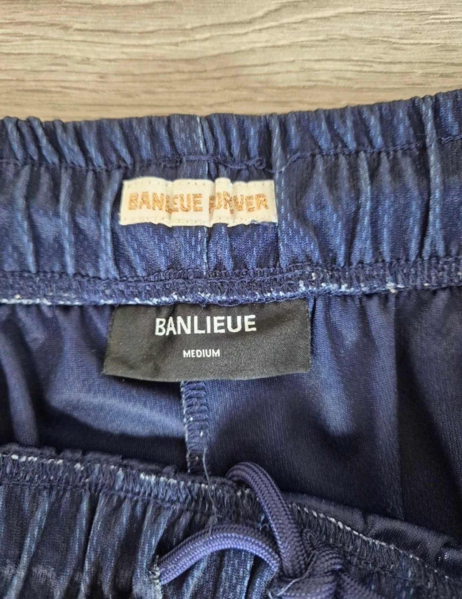 Clan de Banlieue Mesh Basketball Shorts Dark Blue / White – Sporty Shorts – photo 2